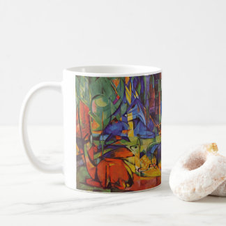Deer in the Forest II by Franz Marc, Vintage Art Coffee Mug