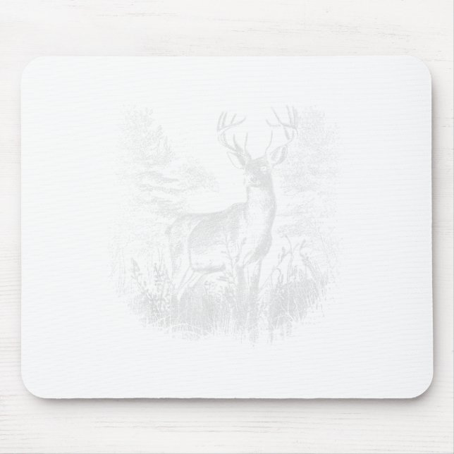 Deer In The Forest Nature Animals Deer Lovers _1  Mouse Mat (Front)