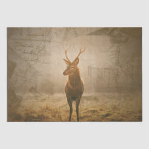 Deer in the forest tissue paper