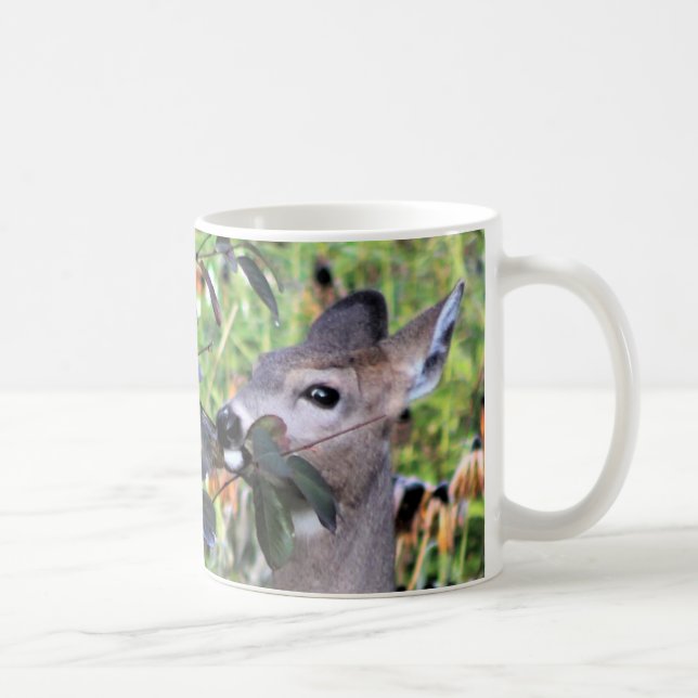 Deer in the Gardens After the Frost Coffee Mug (Right)
