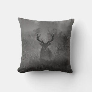 Deer In The Mist Cushion