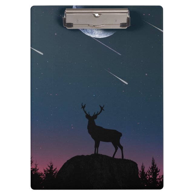 deer in the moonlight clipboard (Front)