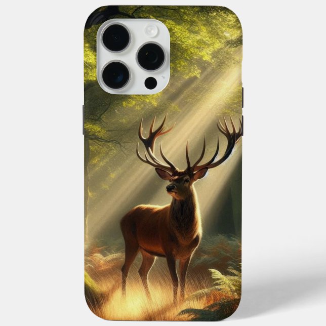 Deer in the morning forest Case-Mate iPhone case (Back)