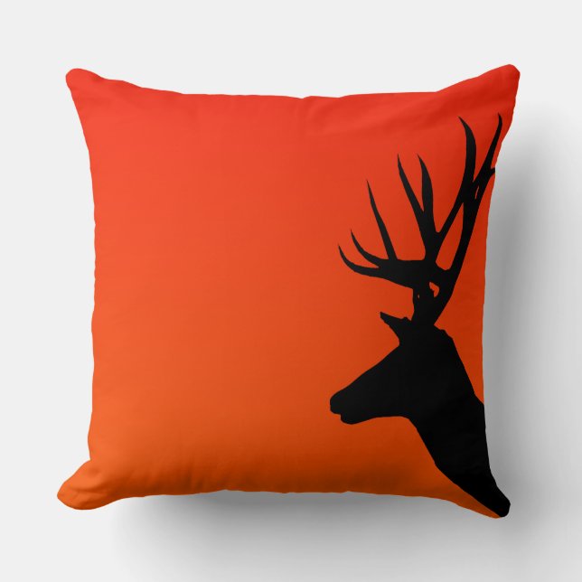 Deer in The Sunset Cushion (Front)