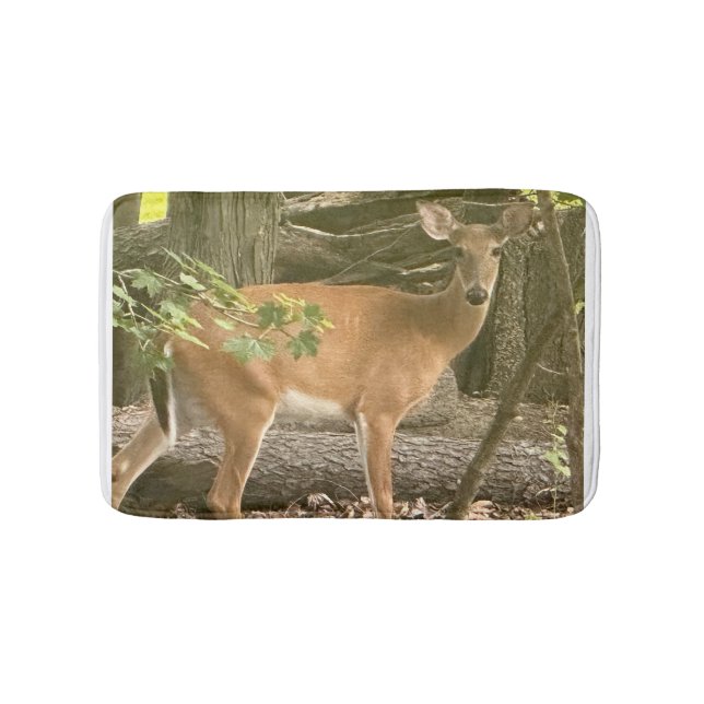 **DEER IN WOODS** BATH MAT (Front)