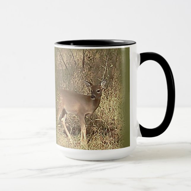 DEER in WOODS COFFEE MUG (Right)
