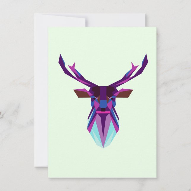 Deer Invitation (Back)