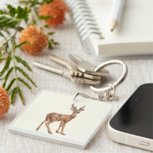 Deer Key Ring