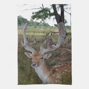 Deer kitchen towel