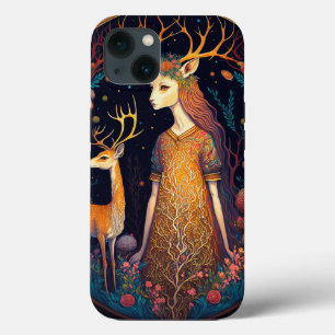 Deer Lady Fantasy Art Case-Mate iPhone Case