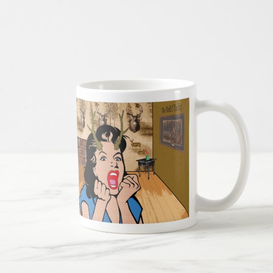 Deer Lady Freak Out! Coffee Mug