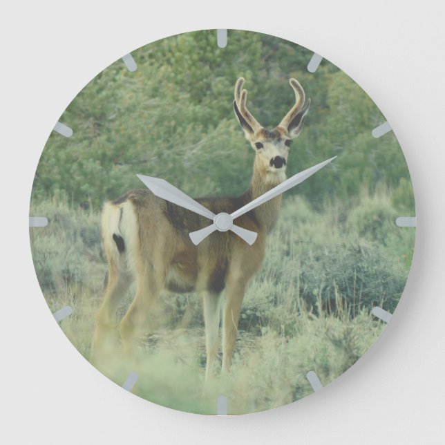 Deer  large clock (Front)
