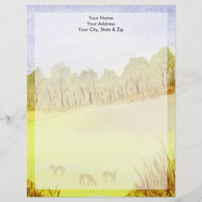 Deer Letterhead (Front)