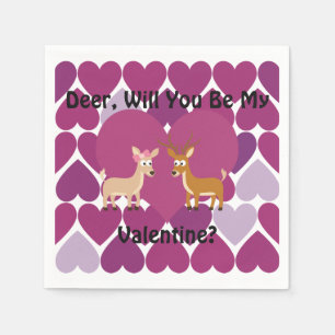Deer Love Napkin