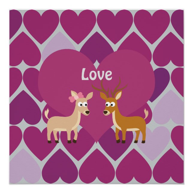 Deer Love Poster (Front)