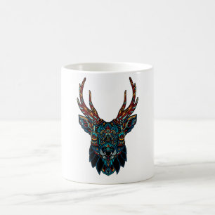 Deer Mandala Coffee Mug
