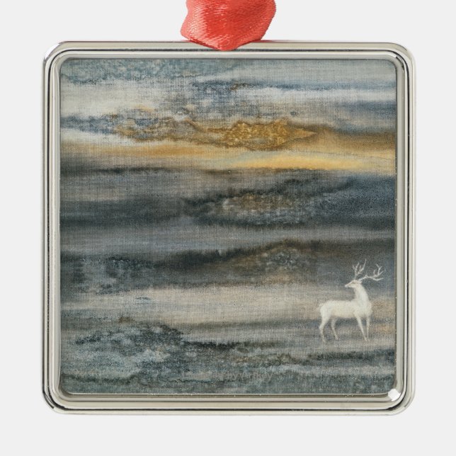 Deer Metal Tree Decoration (Front)