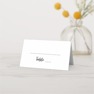 Deer Monogram Rustic Country Wedding Couple Name Place Card