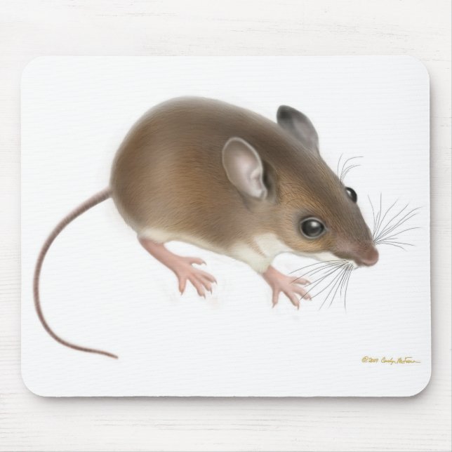 Deer Mouse Mousepad (Front)