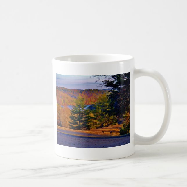 Deer & Mt. Lake Coffee Mug (Right)