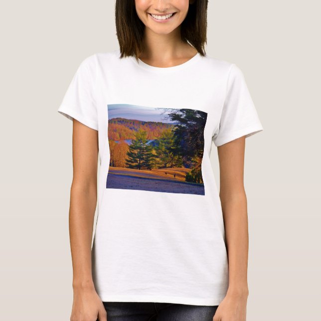 Deer & Mt. Lake T-Shirt (Front)