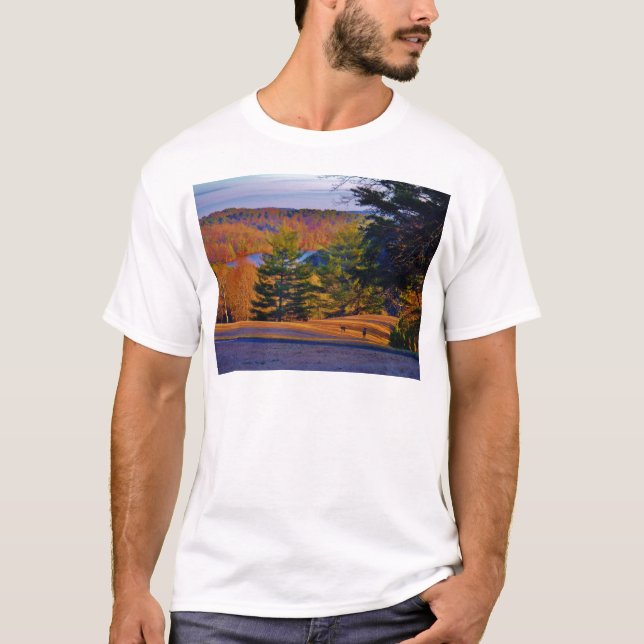 Deer & Mt. Lake T-Shirt (Front)