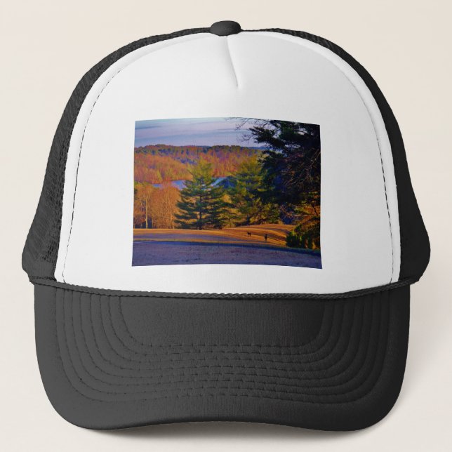Deer & Mt. Lake Trucker Hat (Front)