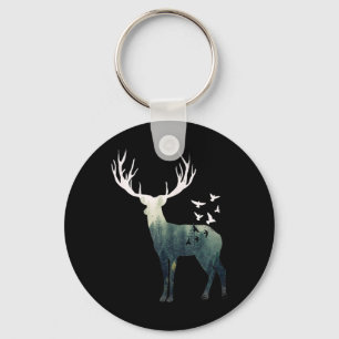 Deer - Natural Animal - Deer - Environmental Prote Key Ring