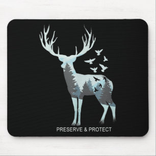 Deer - Natural Forest Animal - Preserve &amp; Prot Mouse Mat