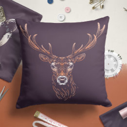 Deer | Nursery Boys Throw Pillow