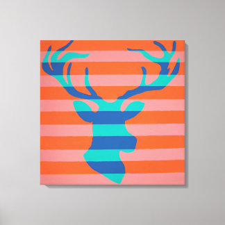 Deer on Canvas Print
