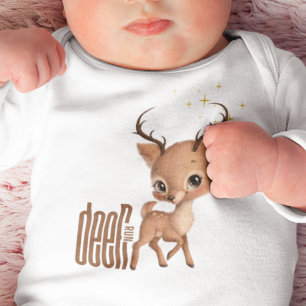 DEER on Run Baby Bodysuit