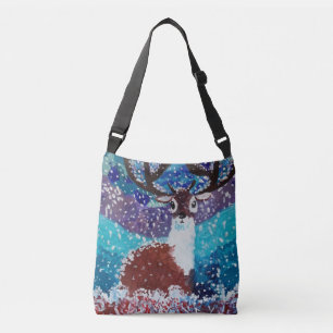 Deer Painting Crossbody Bag