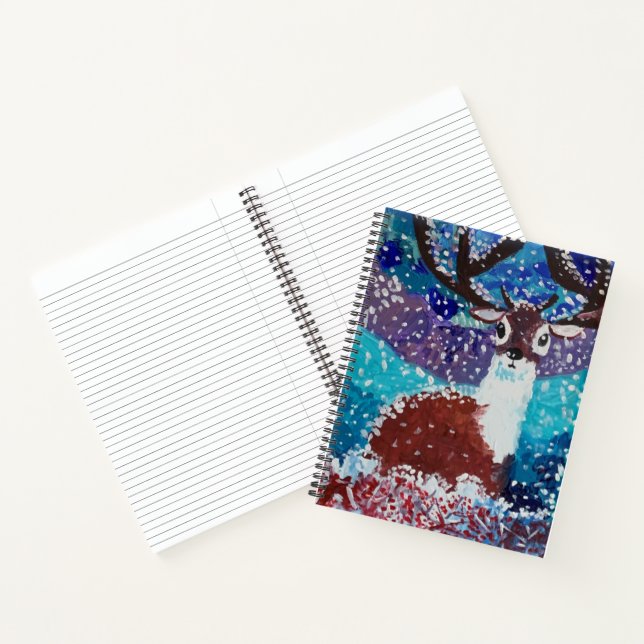 Deer Painting Notebook (Inside)