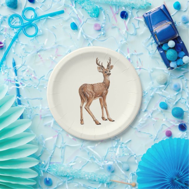 Deer Paper Plate (Party)