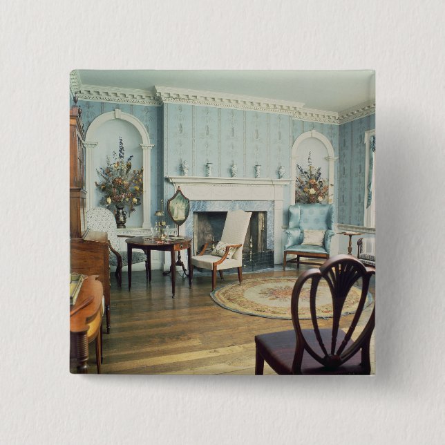 Deer Park Parlour 15 Cm Square Badge (Front)