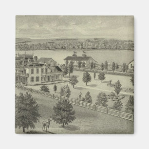 Deer Park Place Farm, Strong City, Kansas Magnet