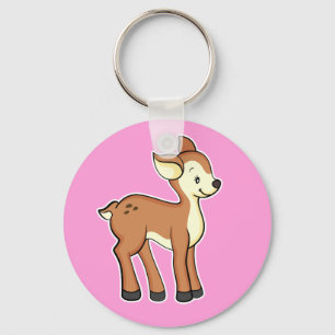 Deer Pink Keychain
