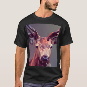 Deer Polygons Nature T-Shirt
