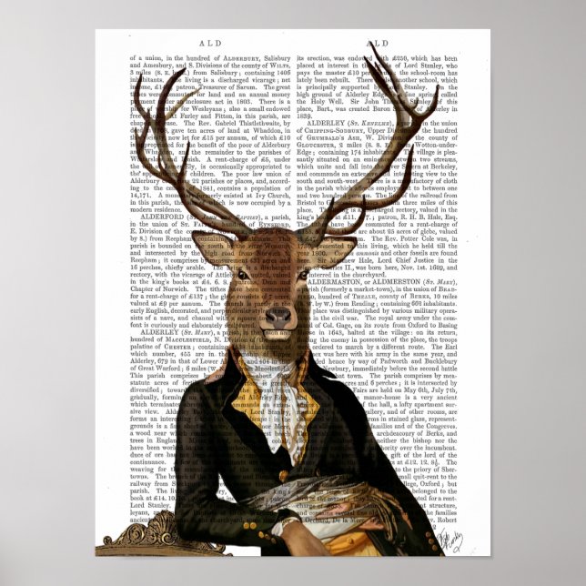Deer Portrait Poster (Front)