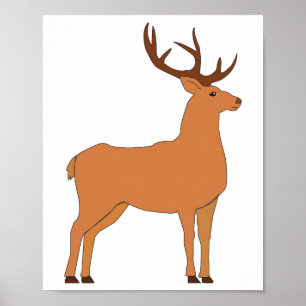 Deer Poster