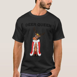 Deer Queen Girls Deer  Womens Deer T-Shirt