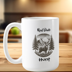 Deer Real Dads Hunt Mug Personalise
