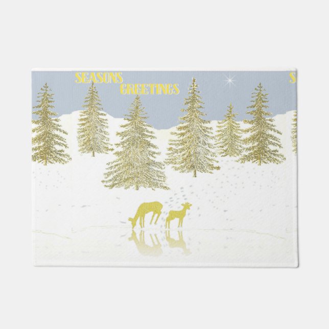 Deer Reflection Doormat (Front)