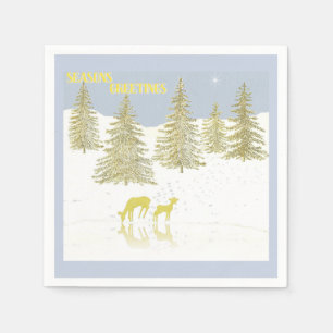 Deer Reflection Napkin