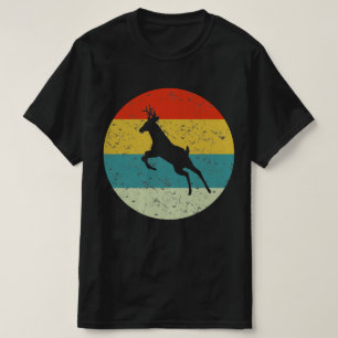 deer retro vintage silhouette 70s T-Shirt