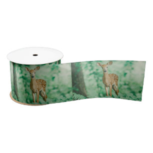 Deer Satin Ribbon