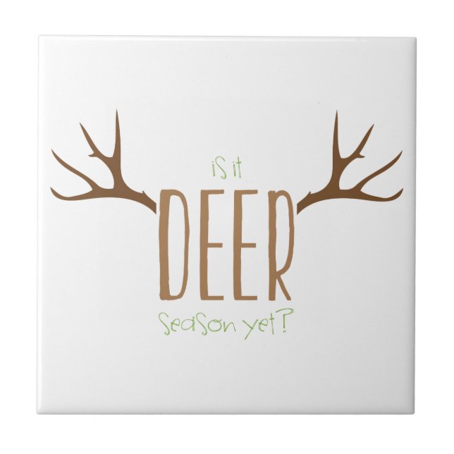 Deer Season Tile (Front)