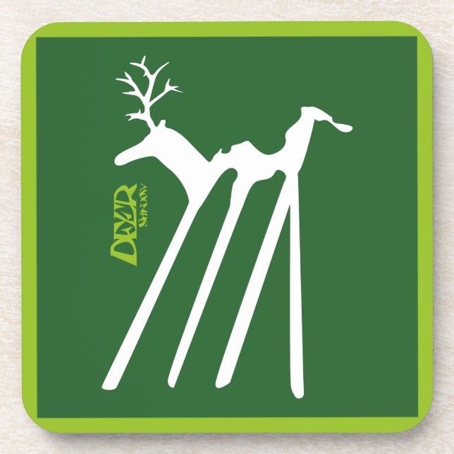 DEER SHADOW PIXELAT BY MASANSER COASTER (Front)