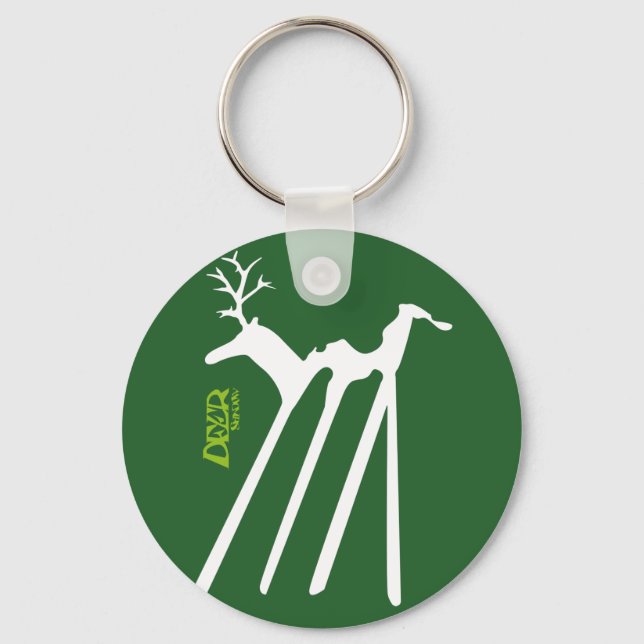 DEER SHADOW PIXELAT BY MASANSER KEY RING (Front)